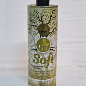 Ulei de măsline organic E.V. SOFI 500ml Polifenoli 1001