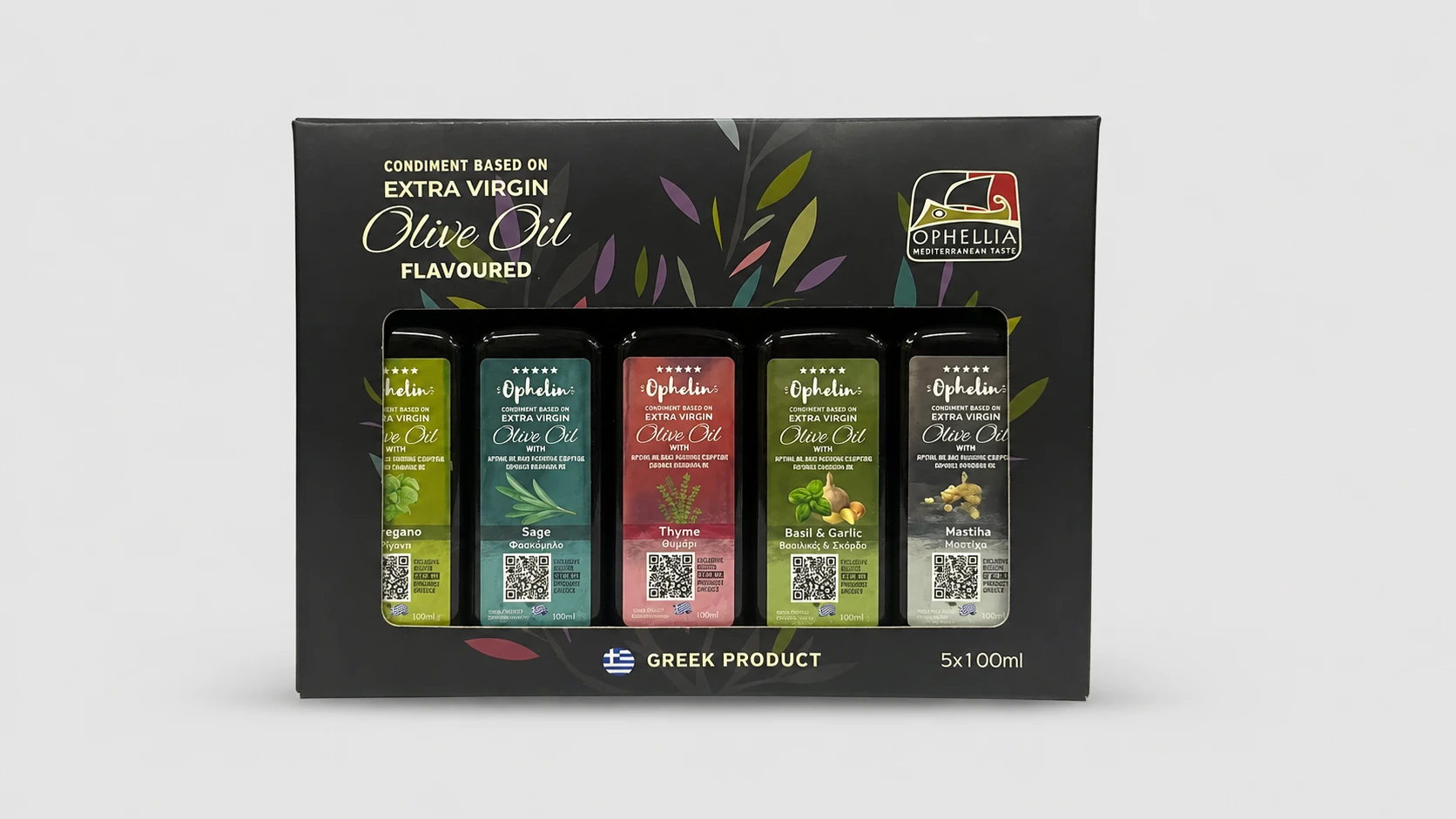 SET 5 STICLE cu ulei mix oregano, salvie, cimbru, busuioc și usturoi, mastică